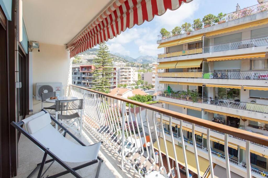 La Perle 2 P Terrasse Vue Mer 1Min Plage Clim Рокебрюн — Кап-Мартен Экстерьер фото